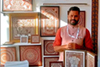 Kaavi artist from Udupi exhibits his work at Amrit Udyan in Rashtrapati Bhavan premises